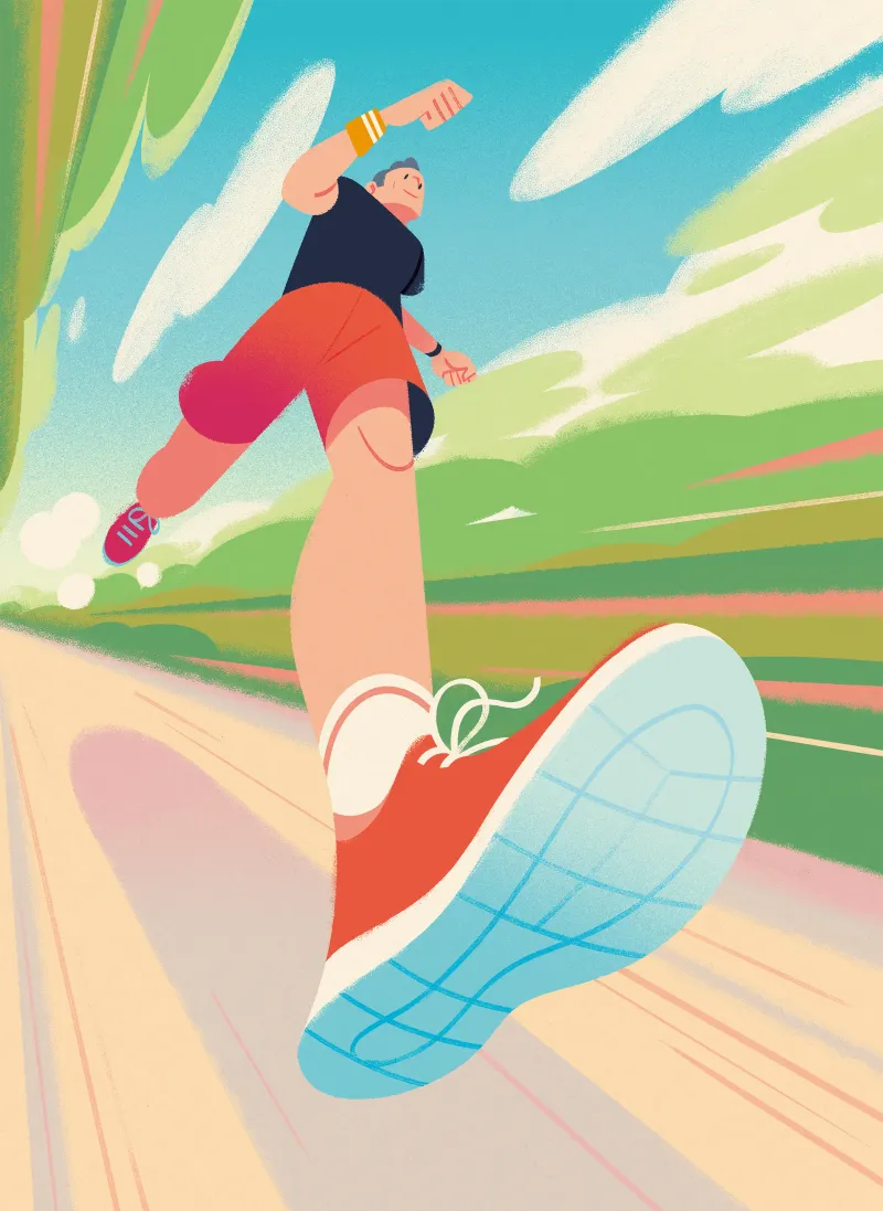 Best foot forward