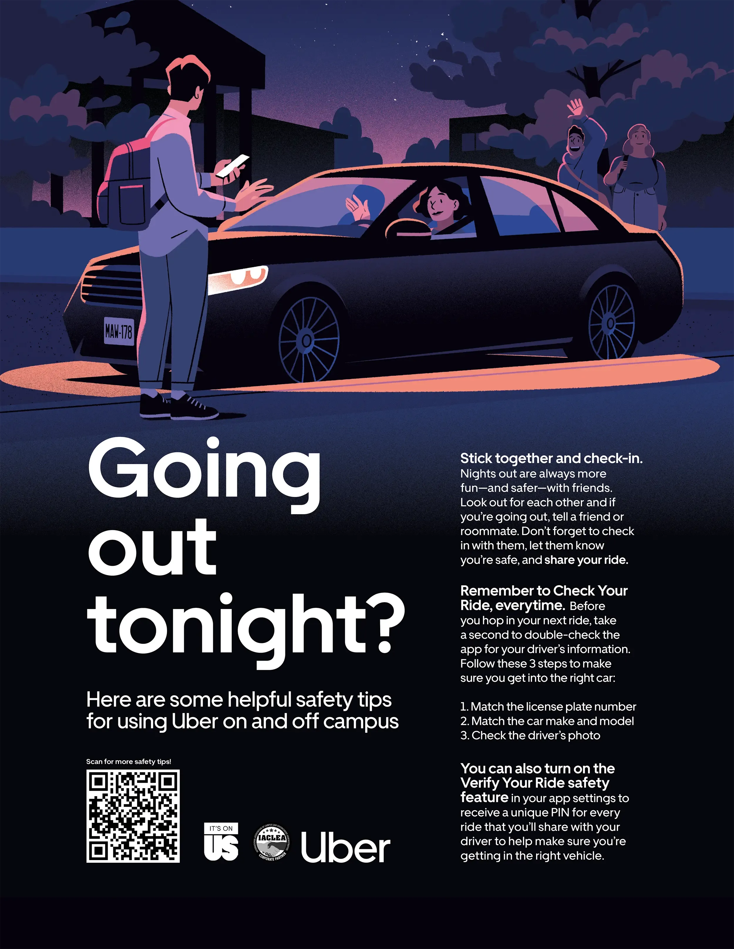 Young person checking their phone and driver